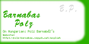 barnabas polz business card